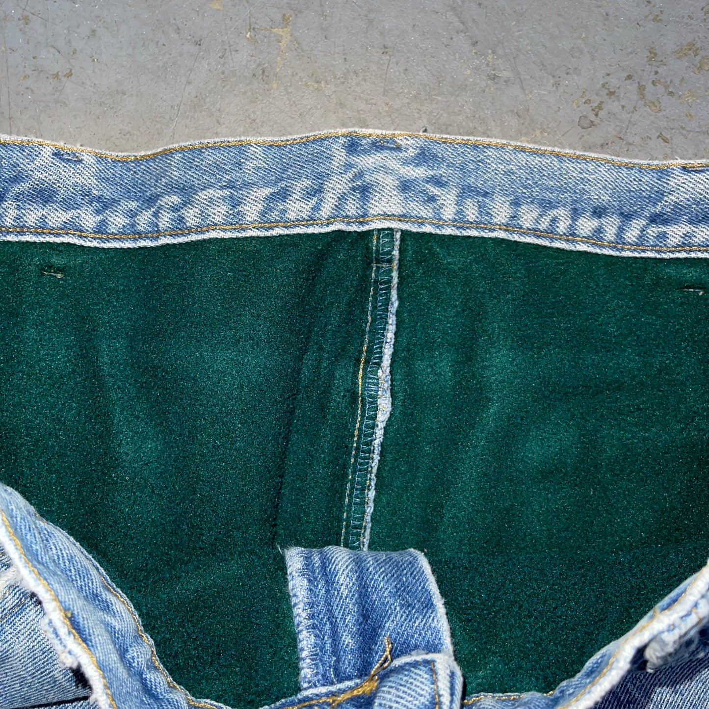 Vintage L.L.Bean Fleece Lined Jeans. Size 36