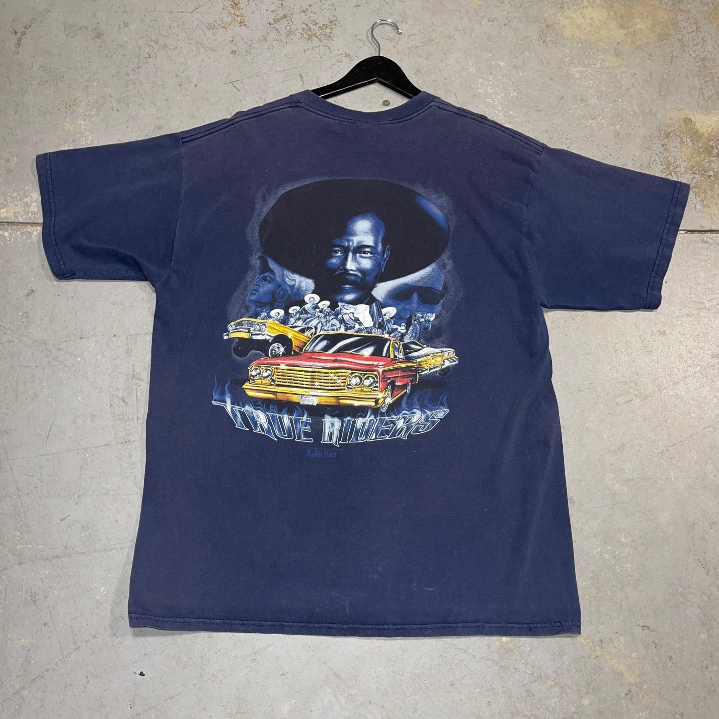 Vintage True Riders Rollin Hard T-Shirt. Sz XXL