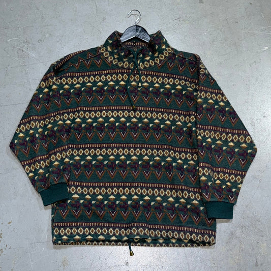 Vintage Sostanza Pull Over Fleece. Size Large