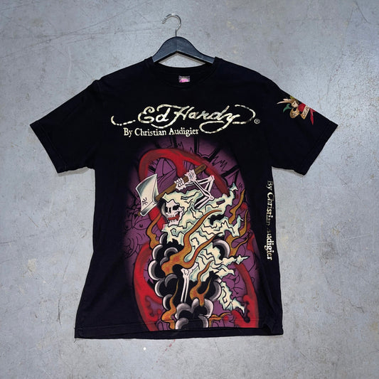 Y2K Ed Hardy T-Shirt. Size Small