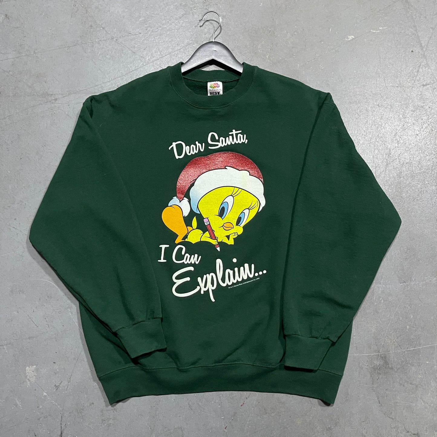 Vintage Y2K “Dear Santa, I Can Explain…” Crewneck. Size XL