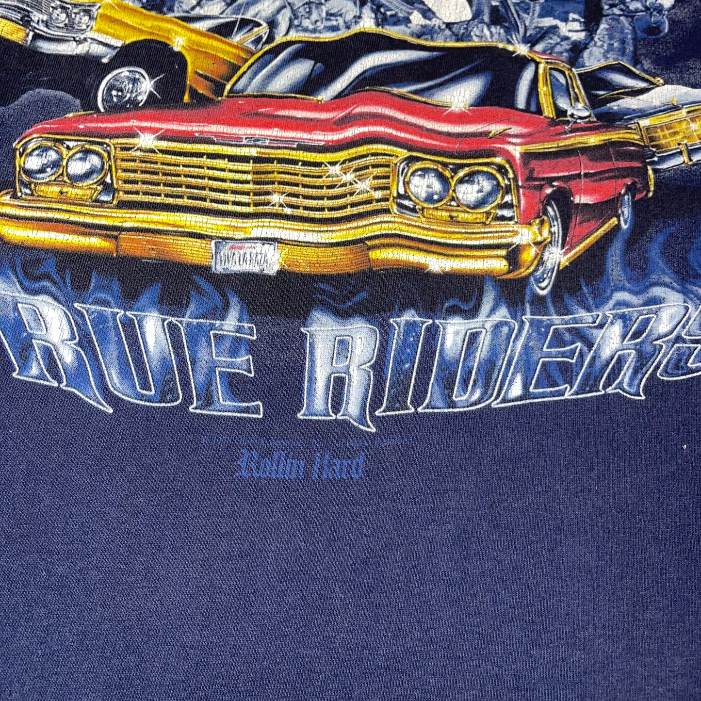 Vintage True Riders Rollin Hard T-Shirt. Sz XXL