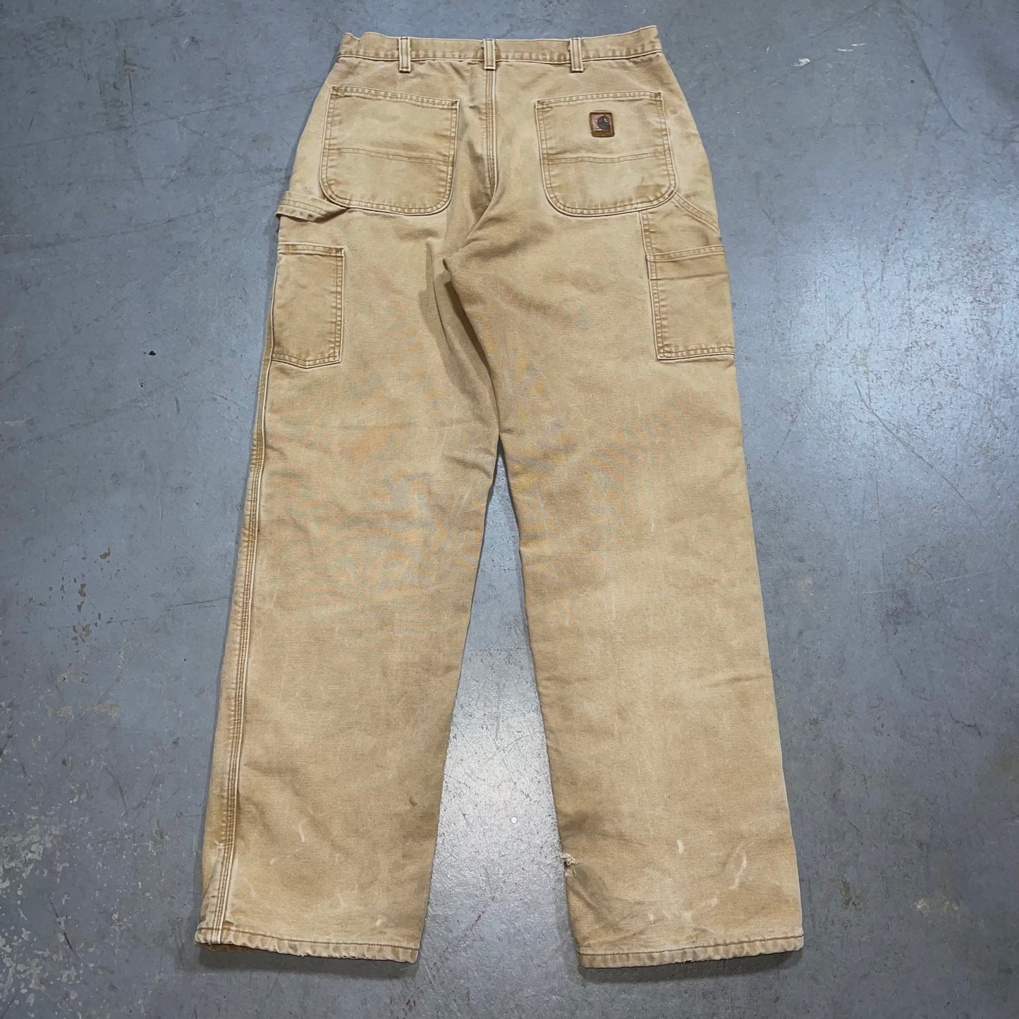 Vintage Dungaree Fit Flannel Lined Carpenter Pants. 34x34