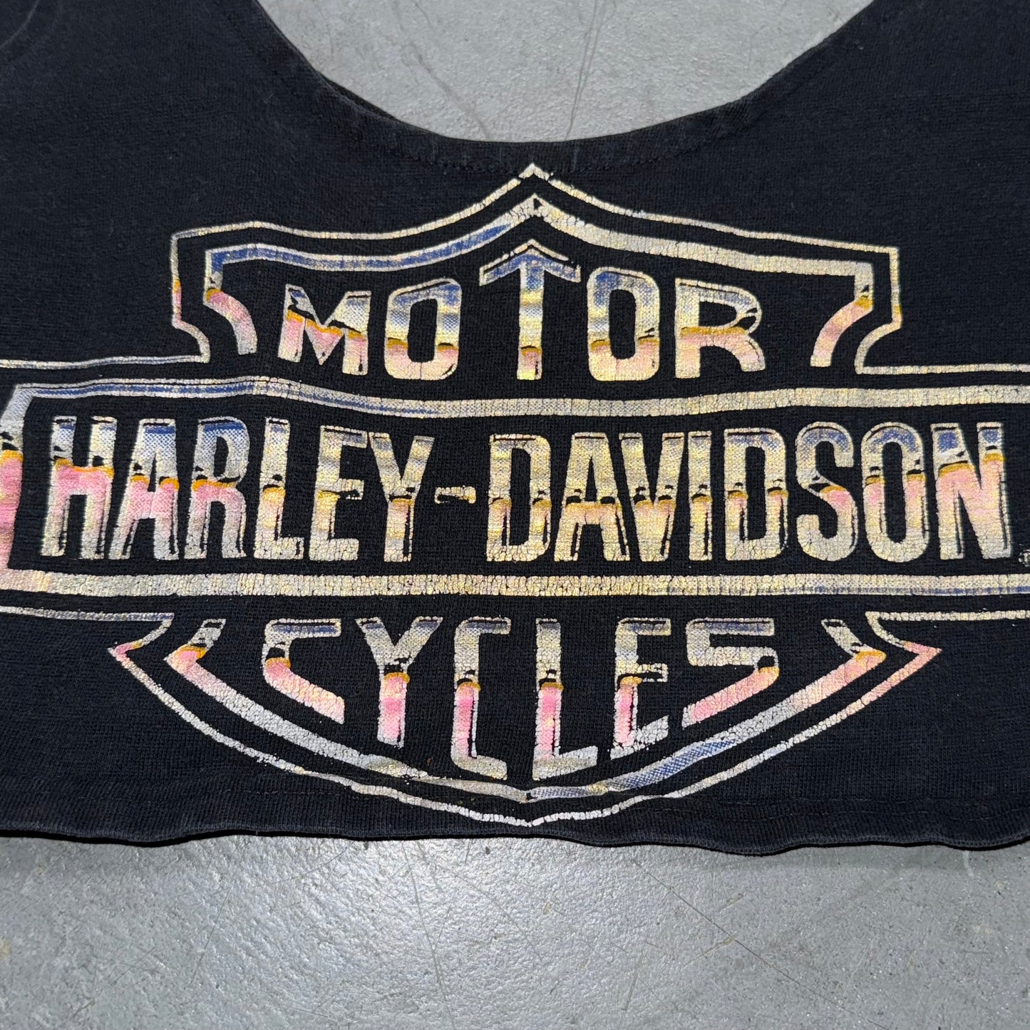 Vintage Harley Davidson Crop Top Tank. NO SIZE TAG