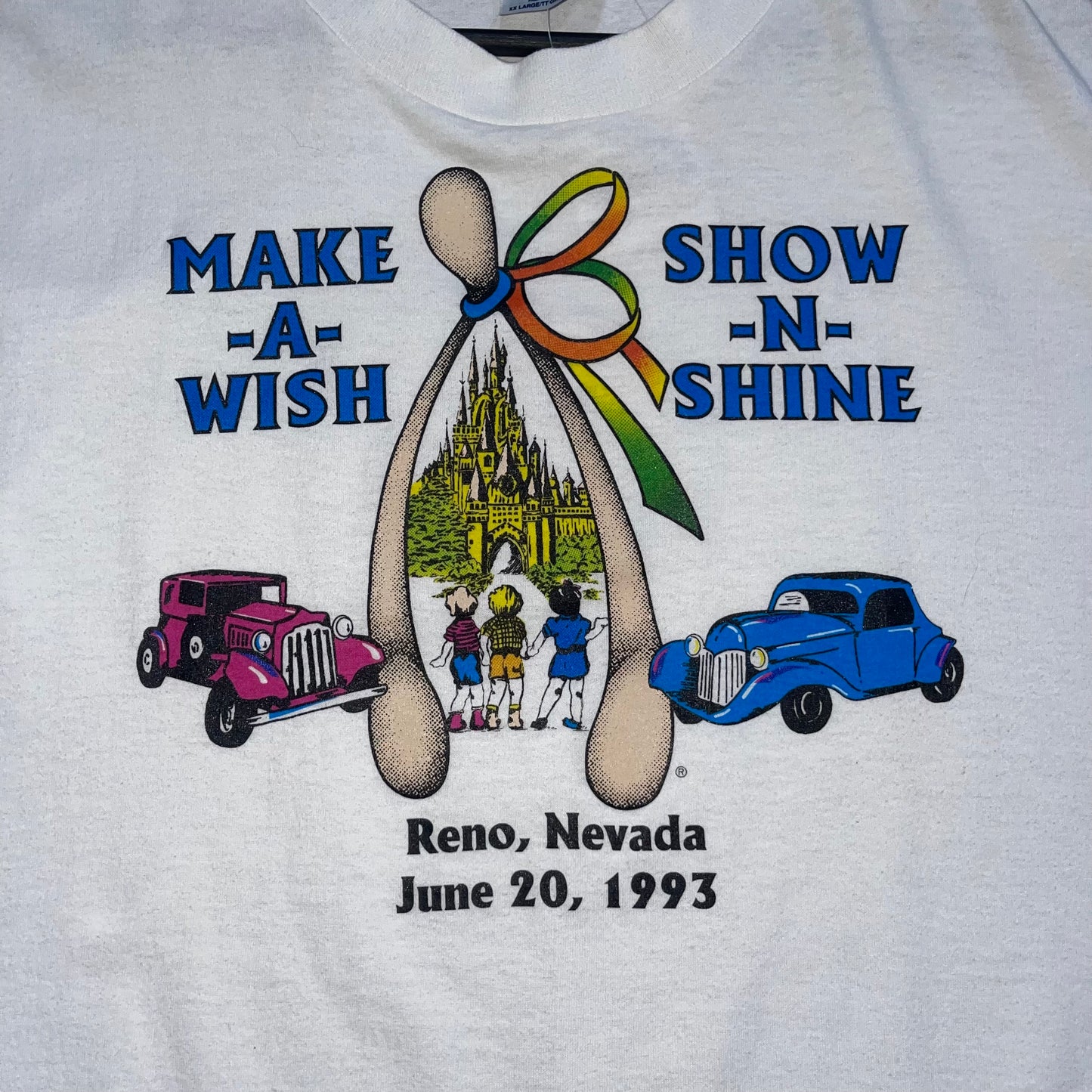 Reno Nevada 1993 Carshow T-Shirt. Size XXL