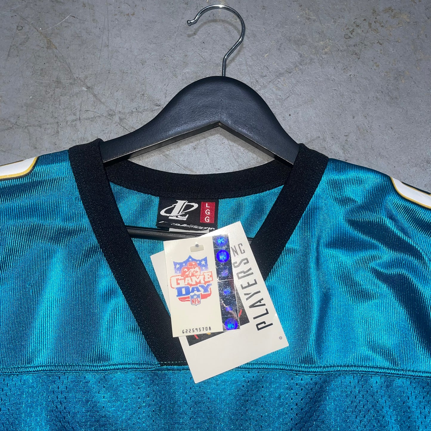 Vintage 90’s Mark Brunell Logo Athletic Mesh Jersey. Adult Size Large.