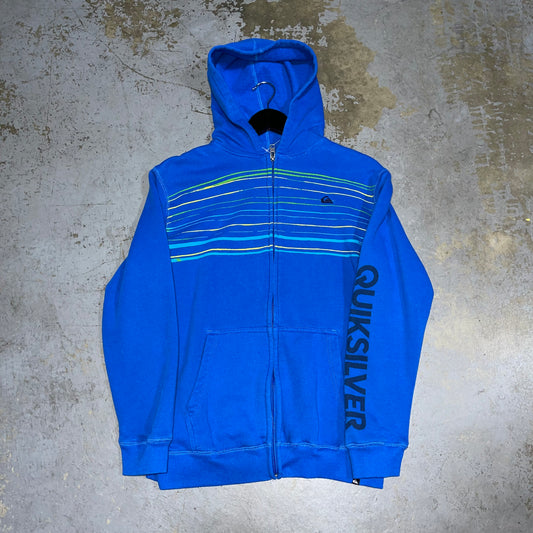 Quiksilver Zip Up Hooded Sweatshirt. Size XL