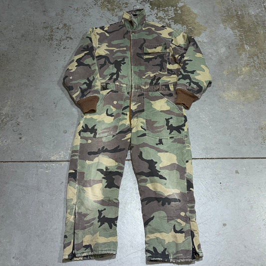 Vintage Redhead Camouflage Jumpsuit. Size Med