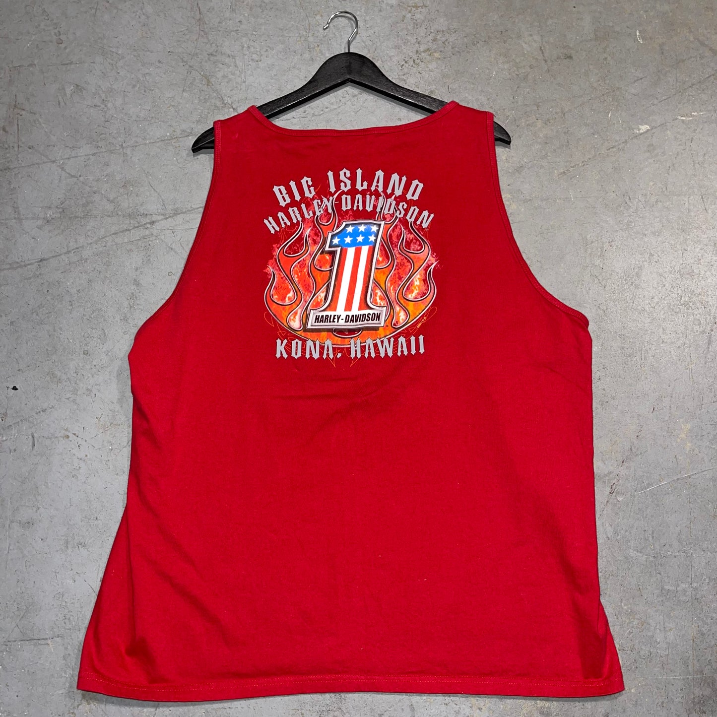 2011 Kona, Hawaii Big Island Harley Davidson Tank Top. Size XXL