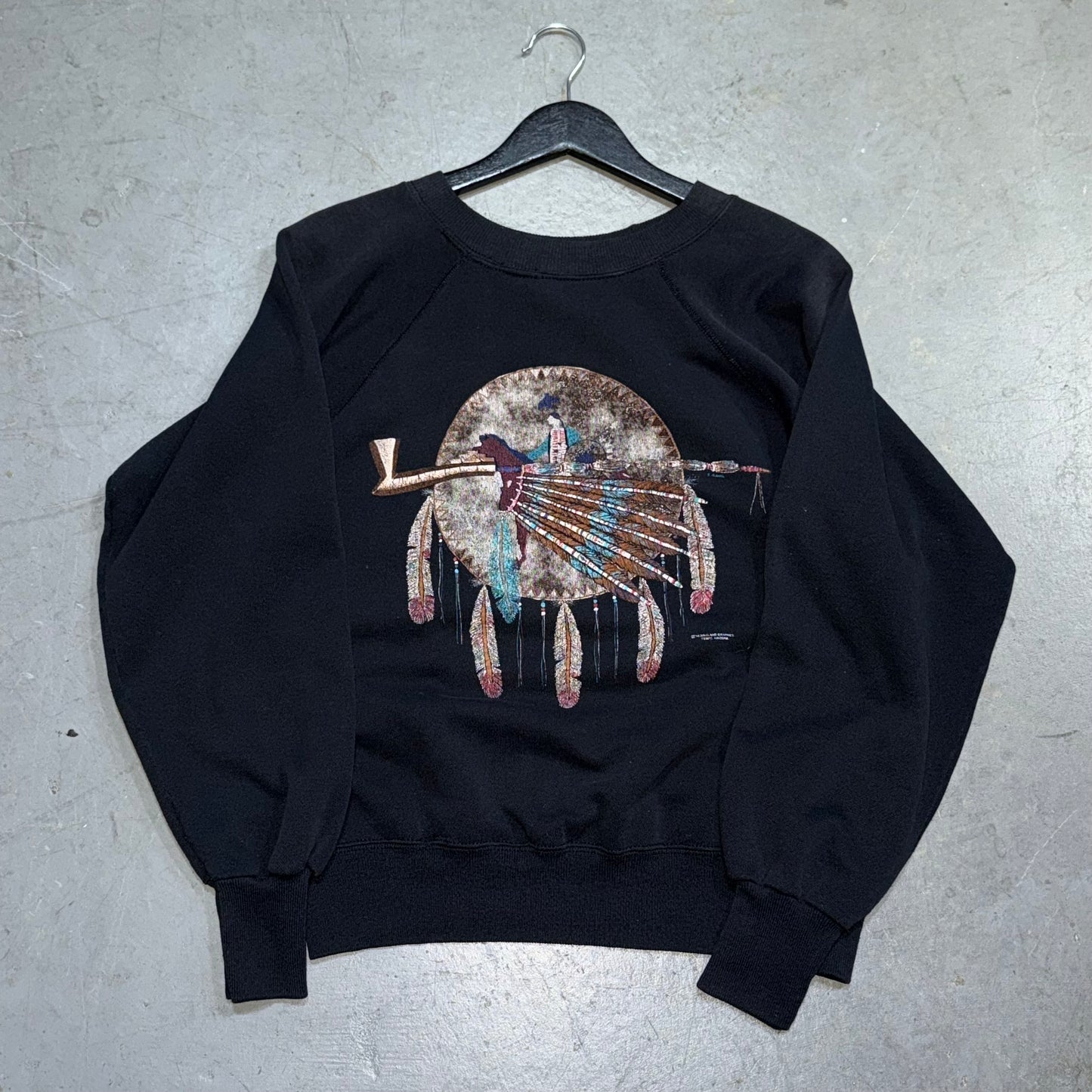 Vintage 80’s Native American Dreamcatcher Crewneck. Size M