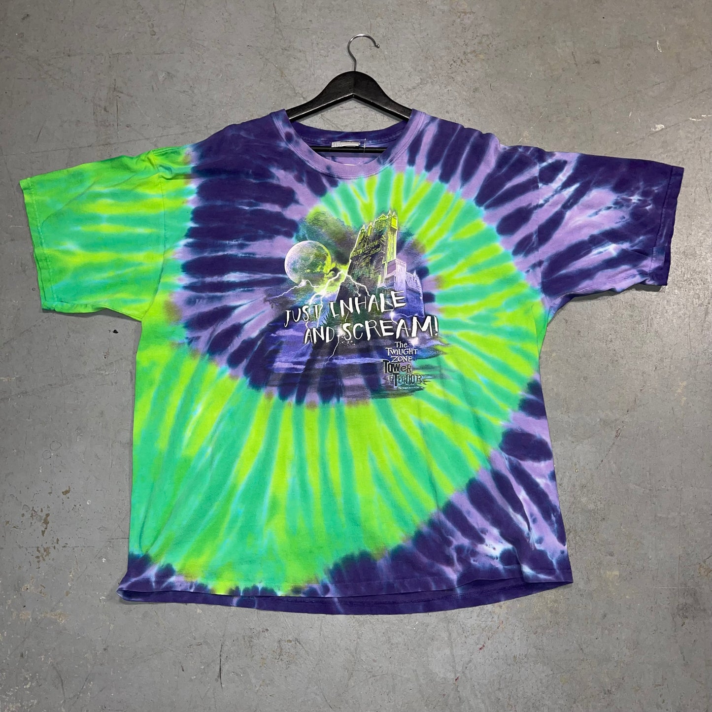 Vintage 1996 Twilight Zone Tie Dye T-Shirt size XXL