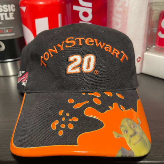 Home Depot Racing #20 Tony Stewart Shrek 2 Nascar Adjustable Strap Hat Cap