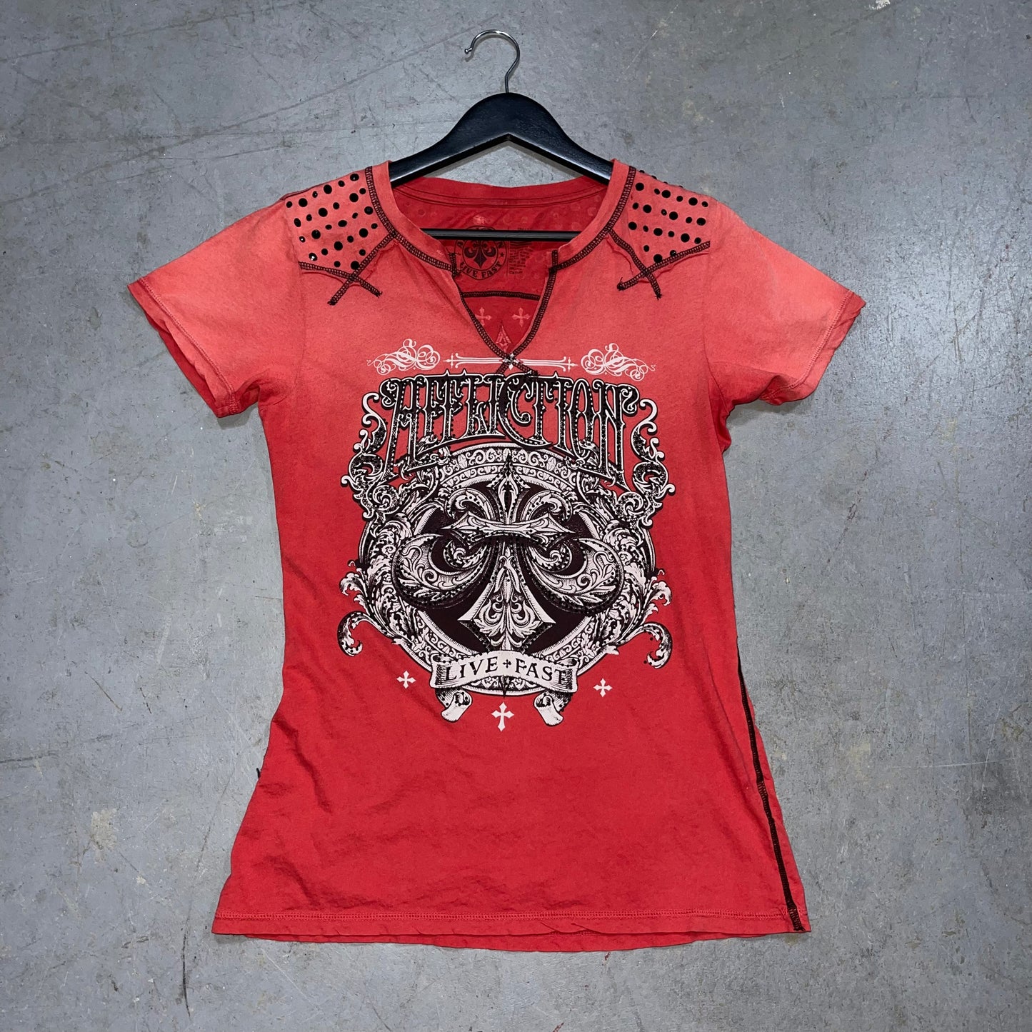 Affliction Woman’s Shirt. Size Small.
