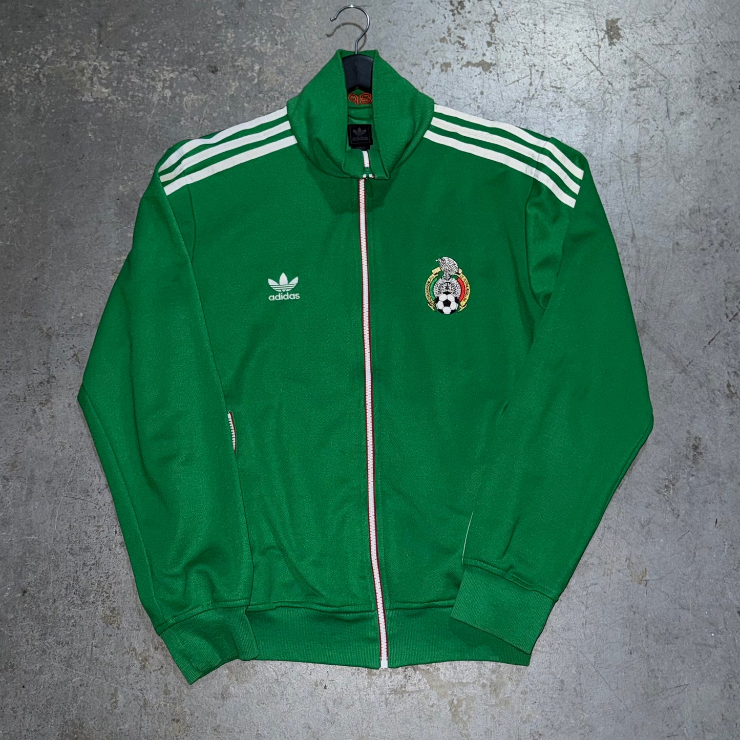 ADIDAS MEXICO 1986 Track Top Men's Large World Cup Tracksuit Jacket. Size Large.