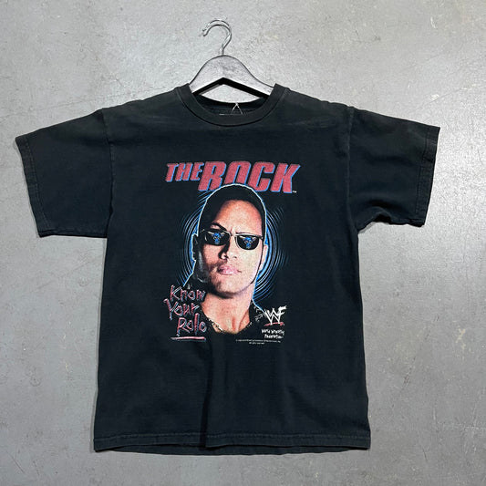 Vintage Y2K The Rock “Know Your Role” T-Shirt Youth large size 14-16