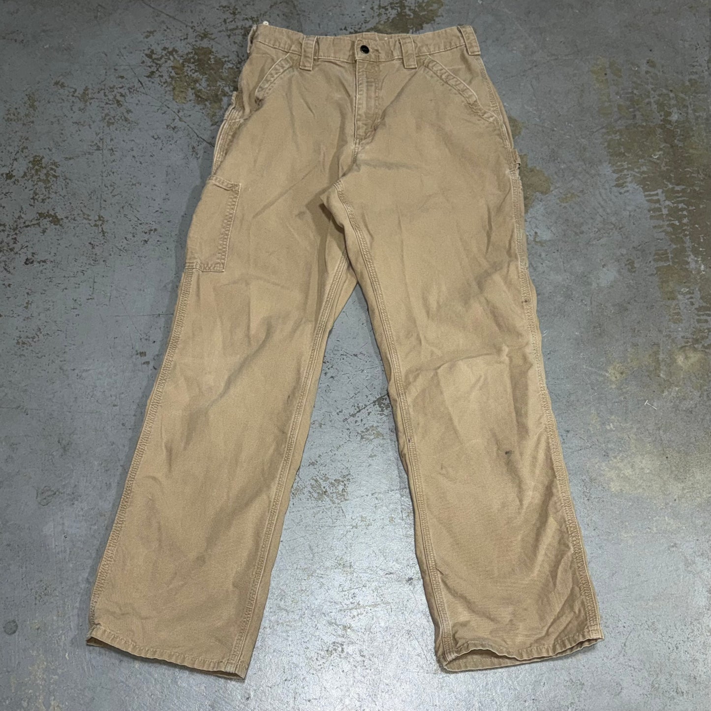 Tan Carhartt Loose Original Fit Pants