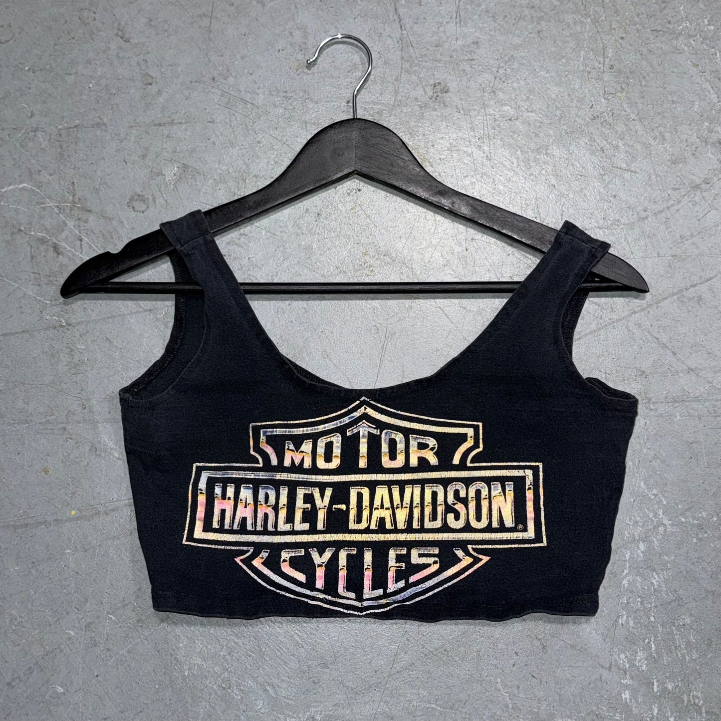 Vintage Harley Davidson Crop Top Tank. NO SIZE TAG