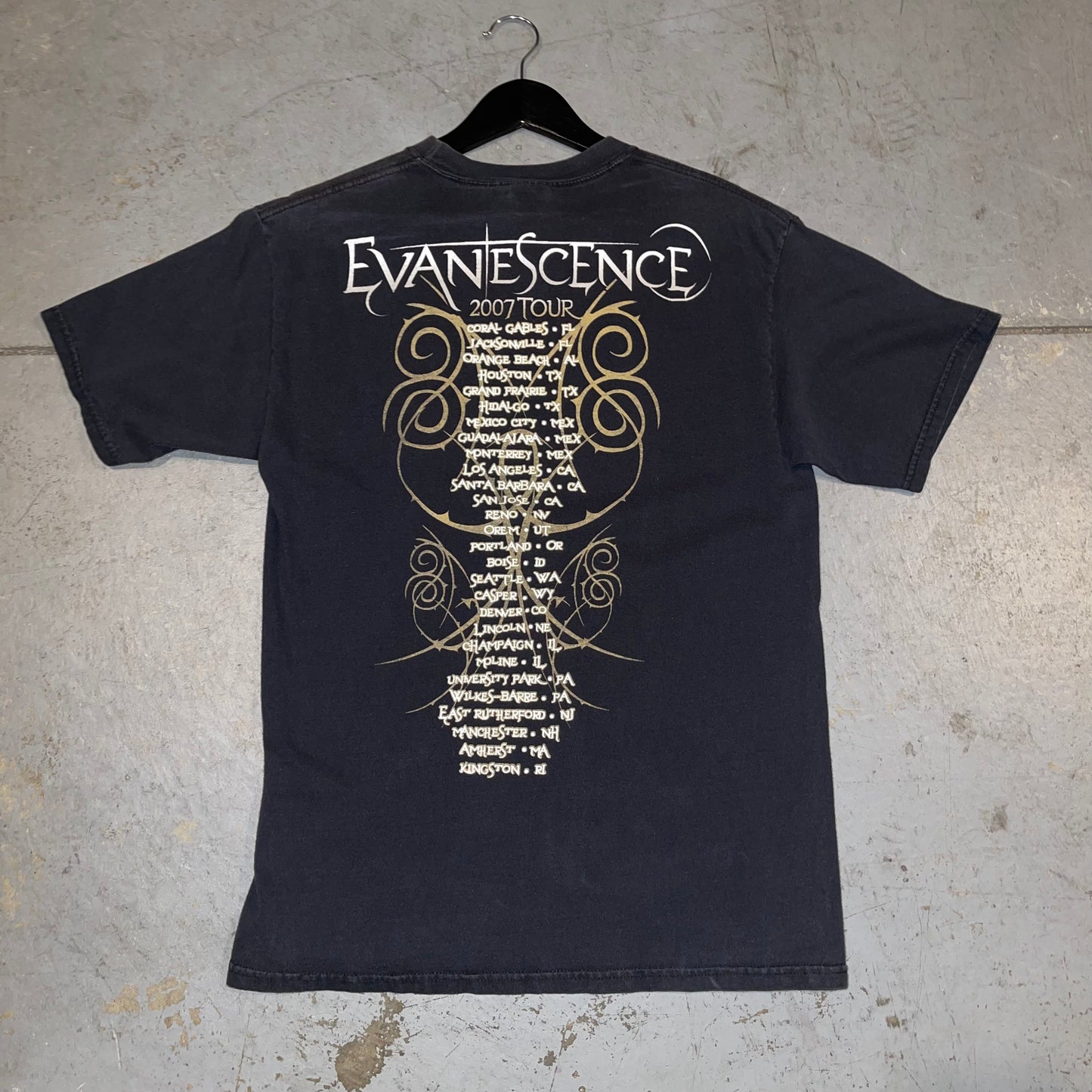 Vintage 2007 Evanescence Tour T-shirt. Sz M