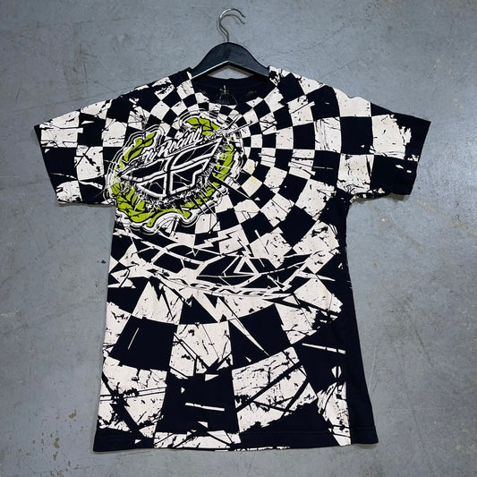 Fly Racing Y2K T-Shirt. Size Small Slim Fit.