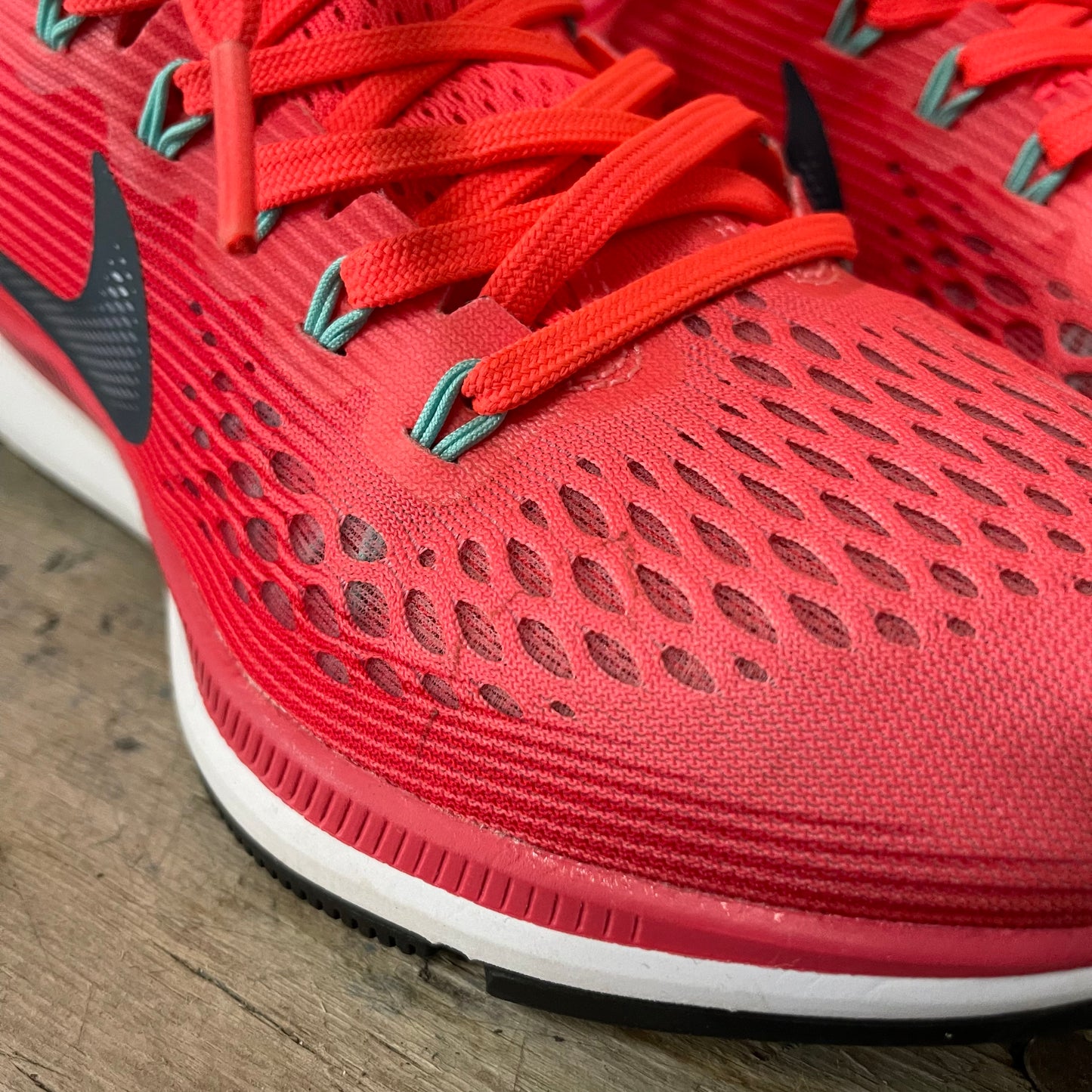 Nike Womens Air Zoom Pegasus 34 880560-602 Pink Running Shoes Sneakers Size 7.5