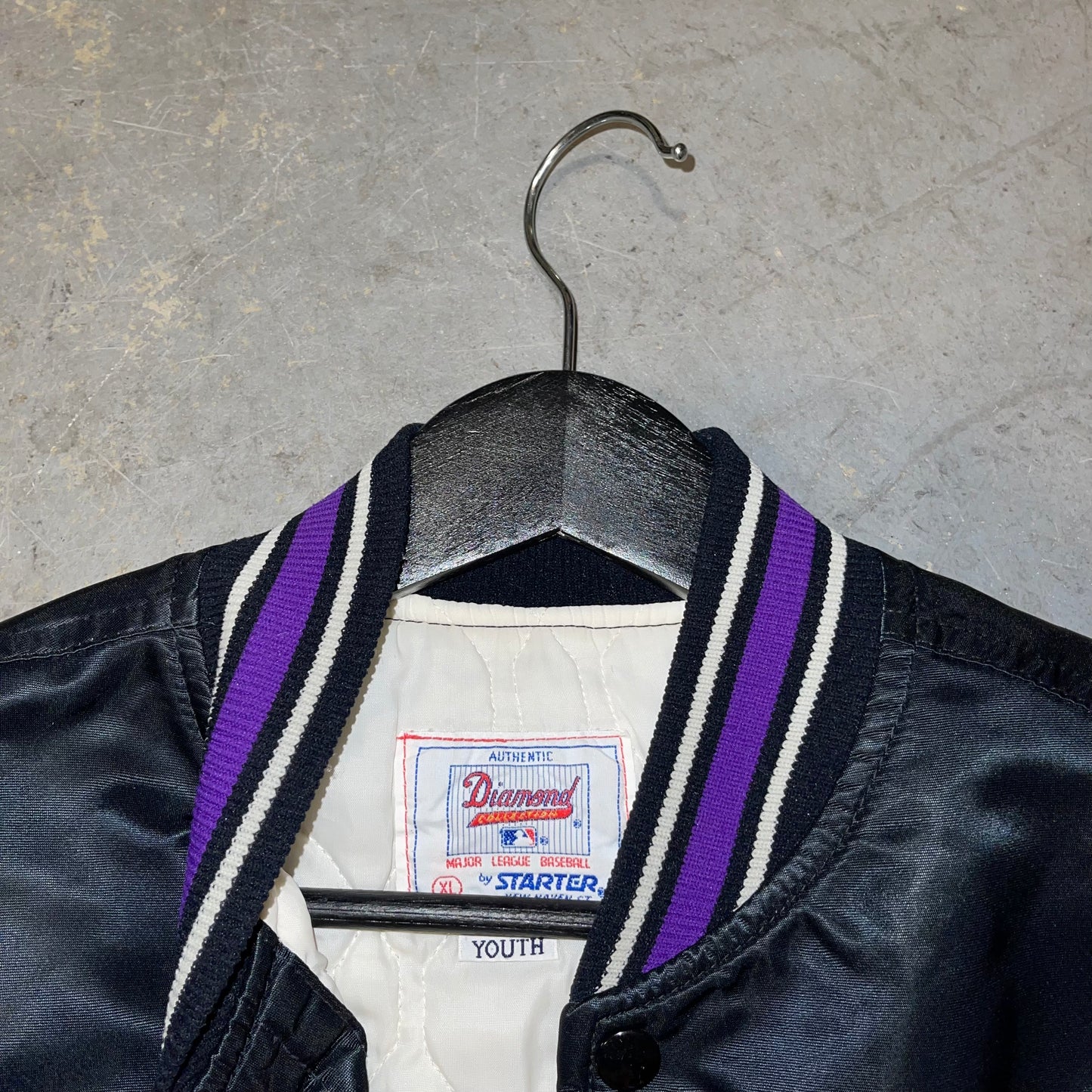 Vintage 90 ’s Colorado Rockies Diamond Collection Jacket. Youth XL