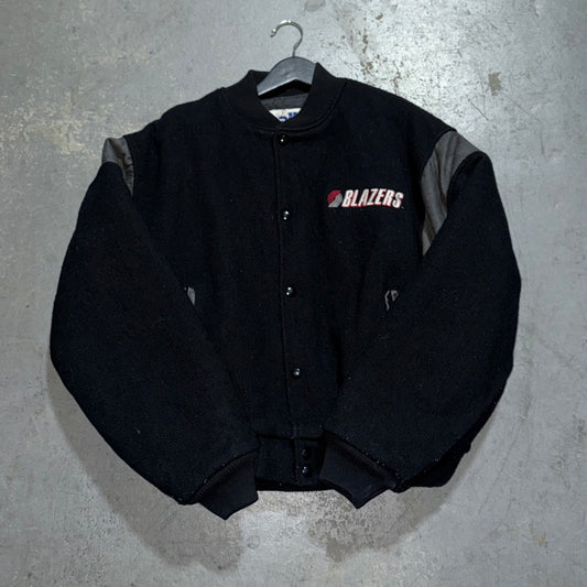 Vintage Chalk Line NBA Portland Trail Blazers. Wool Varsity Bomber Jacket. Size XL