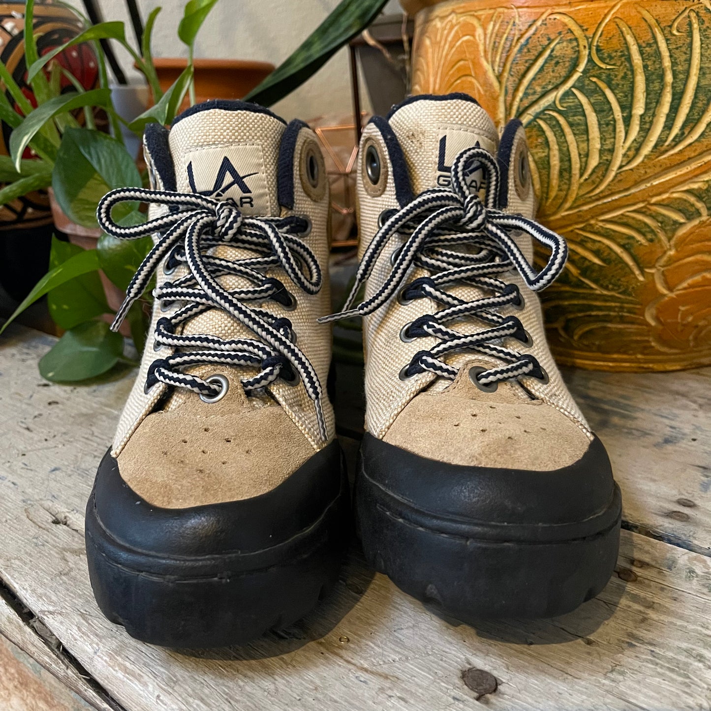 Vintage 1995 LA Gear Mudslide Hiking Boots Size 6