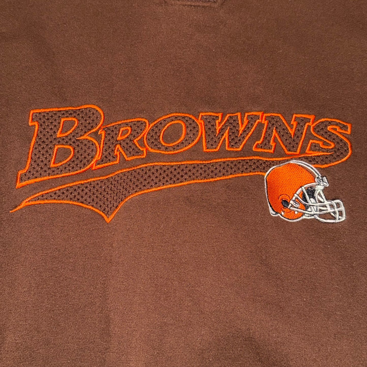 Vintage Cleveland Browns Pro Player V-Neck Sweatshirt. Size L