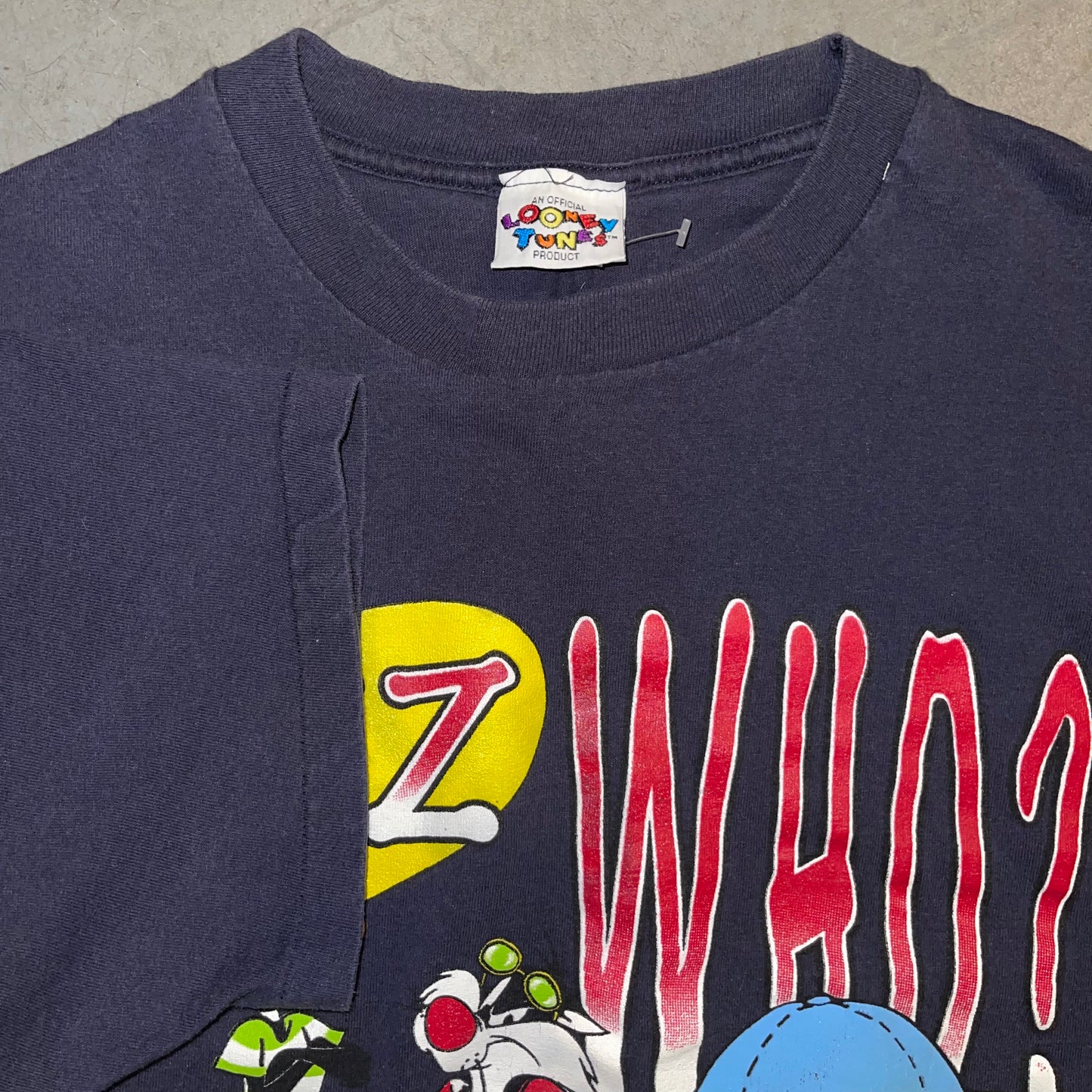 Vtg 1995 SEZ WHO? Looney Tunes T-Shirt. XL