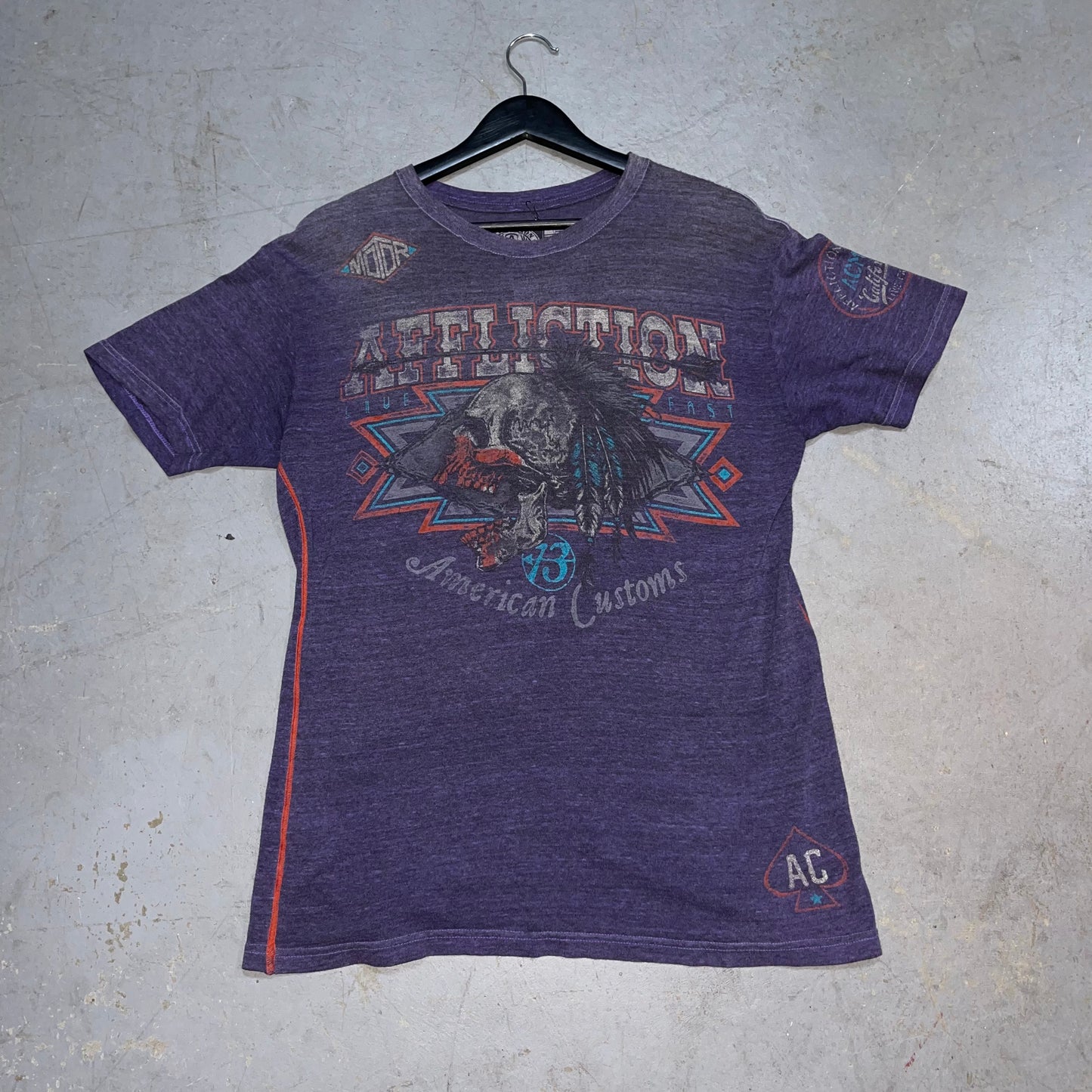 Affliction T-Shirt. Size Large.