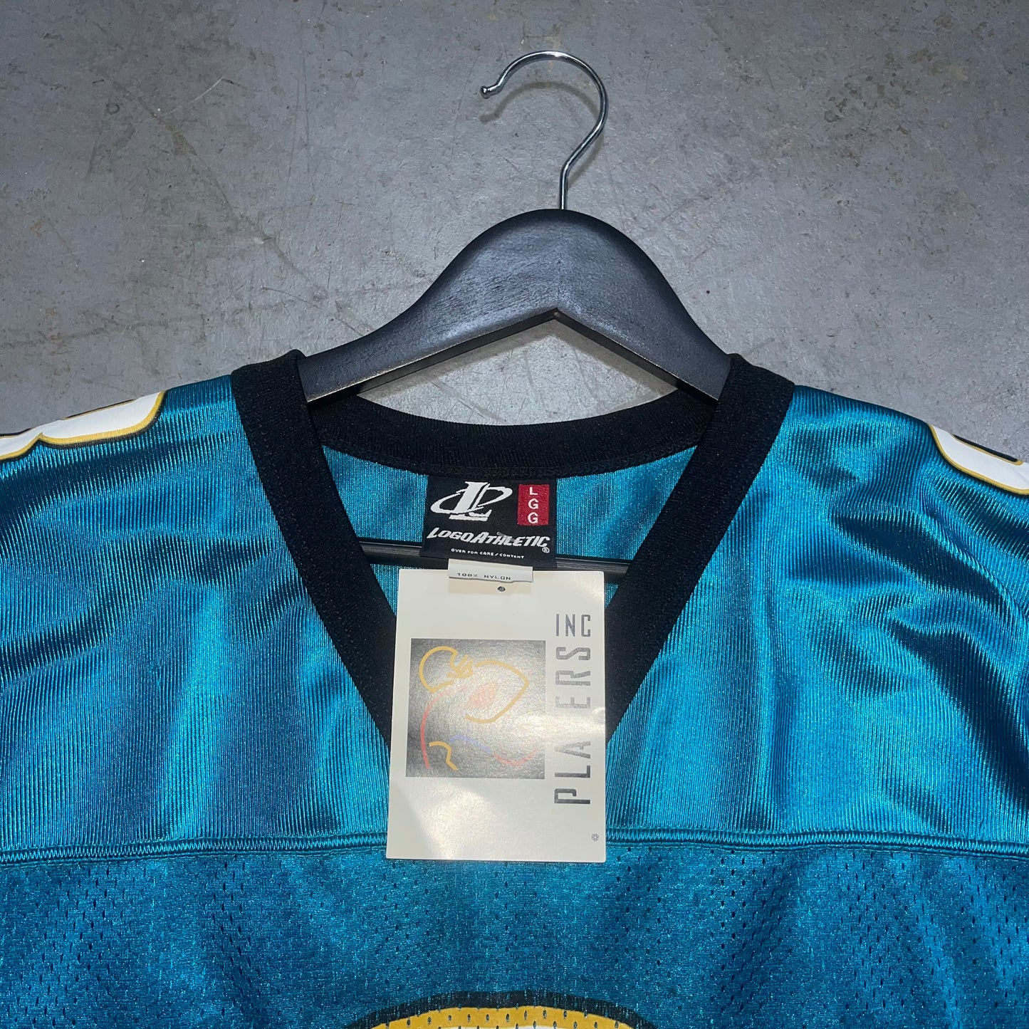 Vintage 90’s Mark Brunell Logo Athletic Mesh Jersey. Adult Size Large.