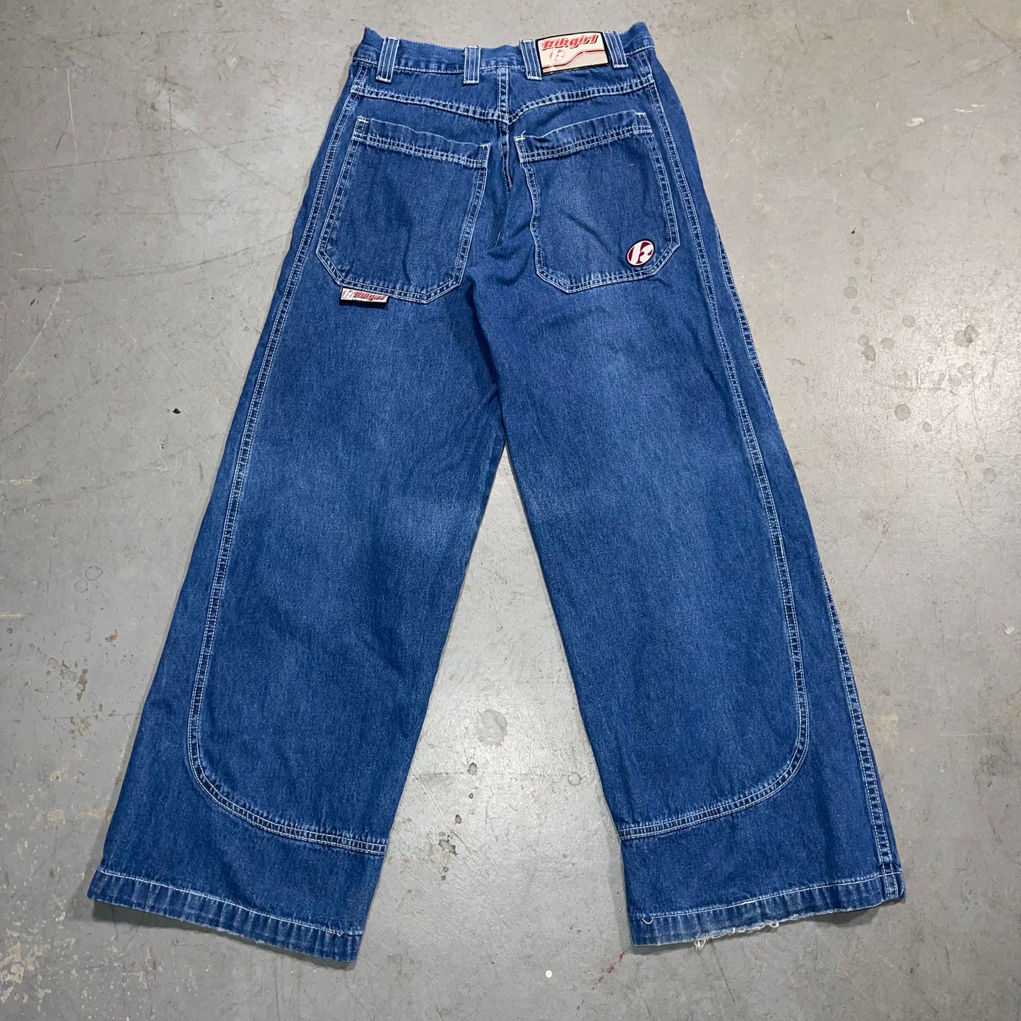 Rare Vintage Kikgirl JNCO Style Jeans. Size 7 (28x39)