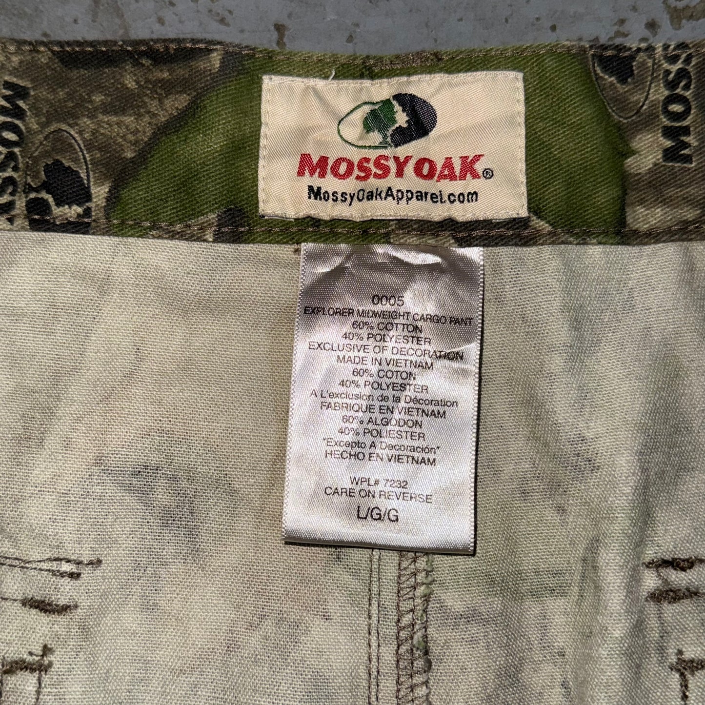 Modern Mossy Oak Camouflage Cargo Pants