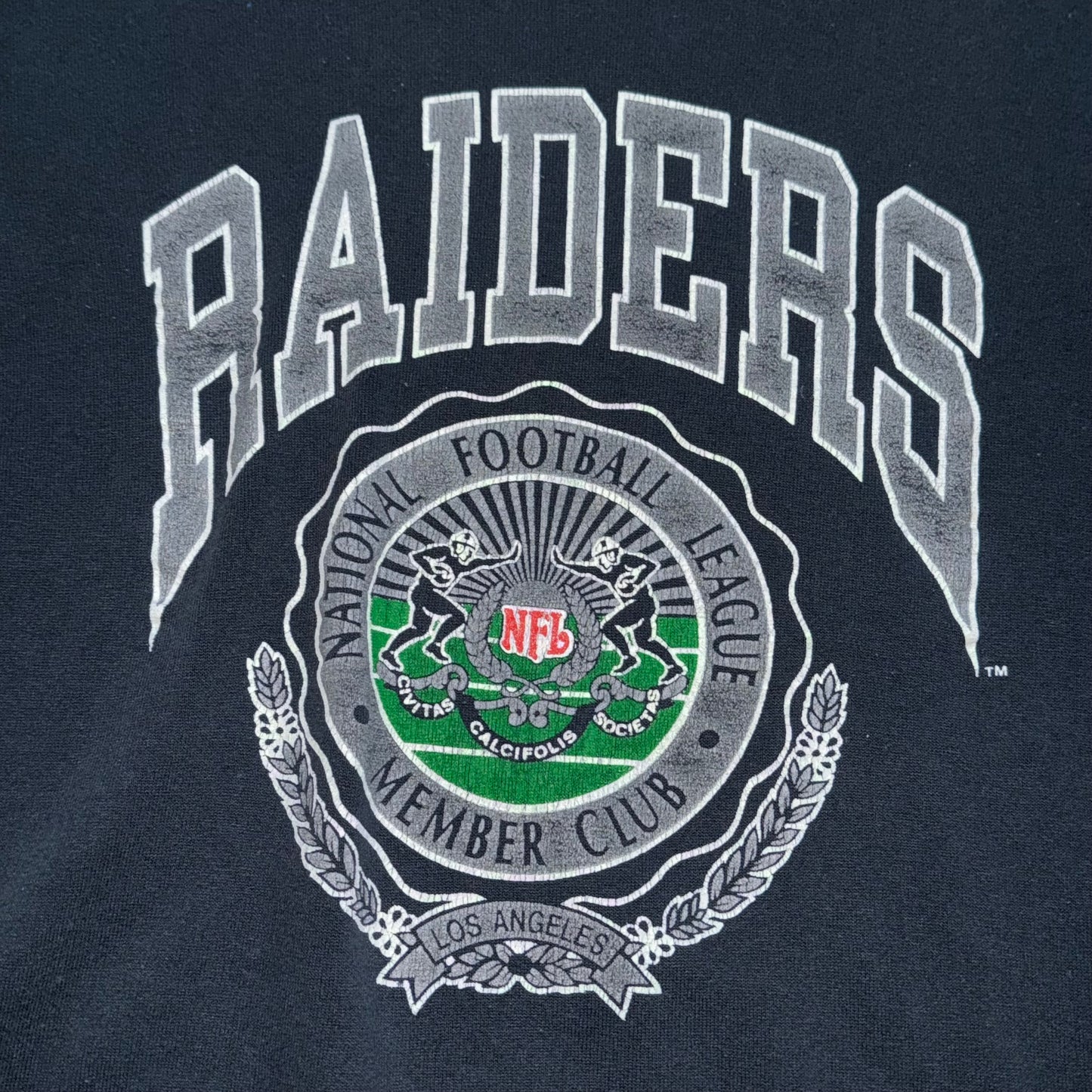 Vintage Los Angeles Raiders Nutmeg Sweatshirt. Size XL