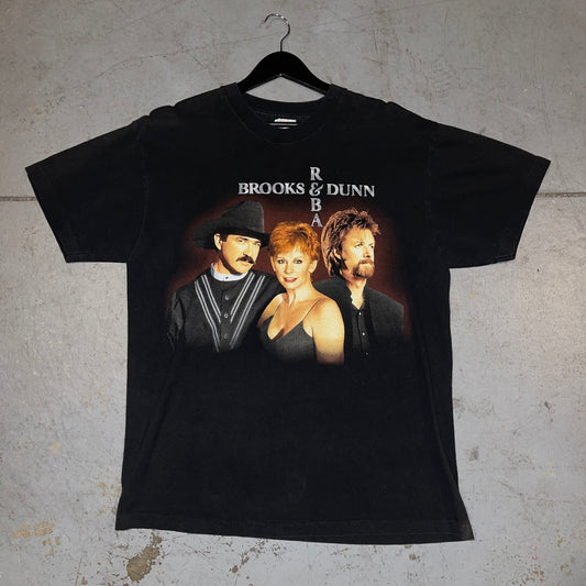 Vintage 1998 Brooks & Dunn / Reba Tour T-shirt. Sz L