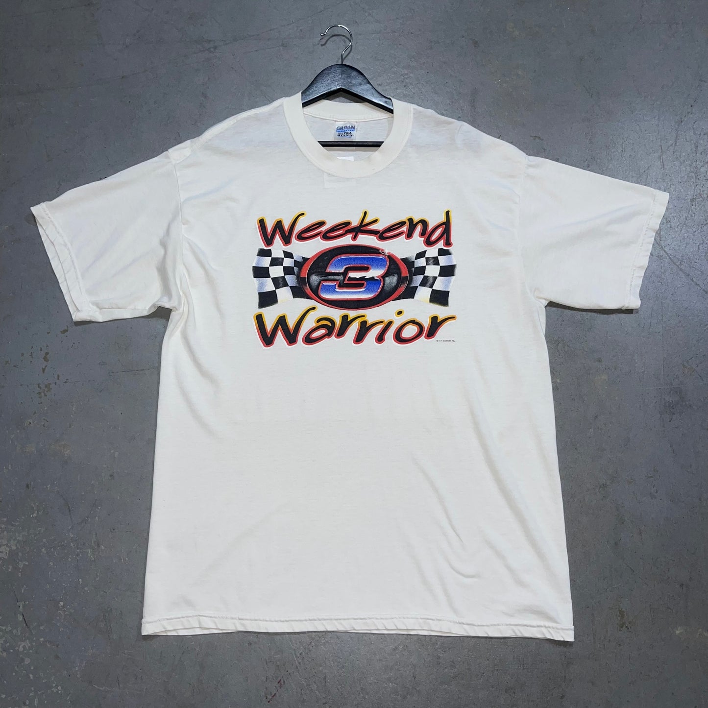 Y2K Weekend Warrior Nascar T-Shirt. Size XL