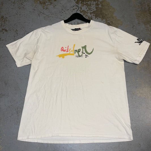 Quiksilver Hawaii Y2K T-Shirt. Size XL