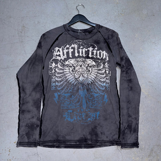 Affliction Long Sleeve T-Shirt. Size Small