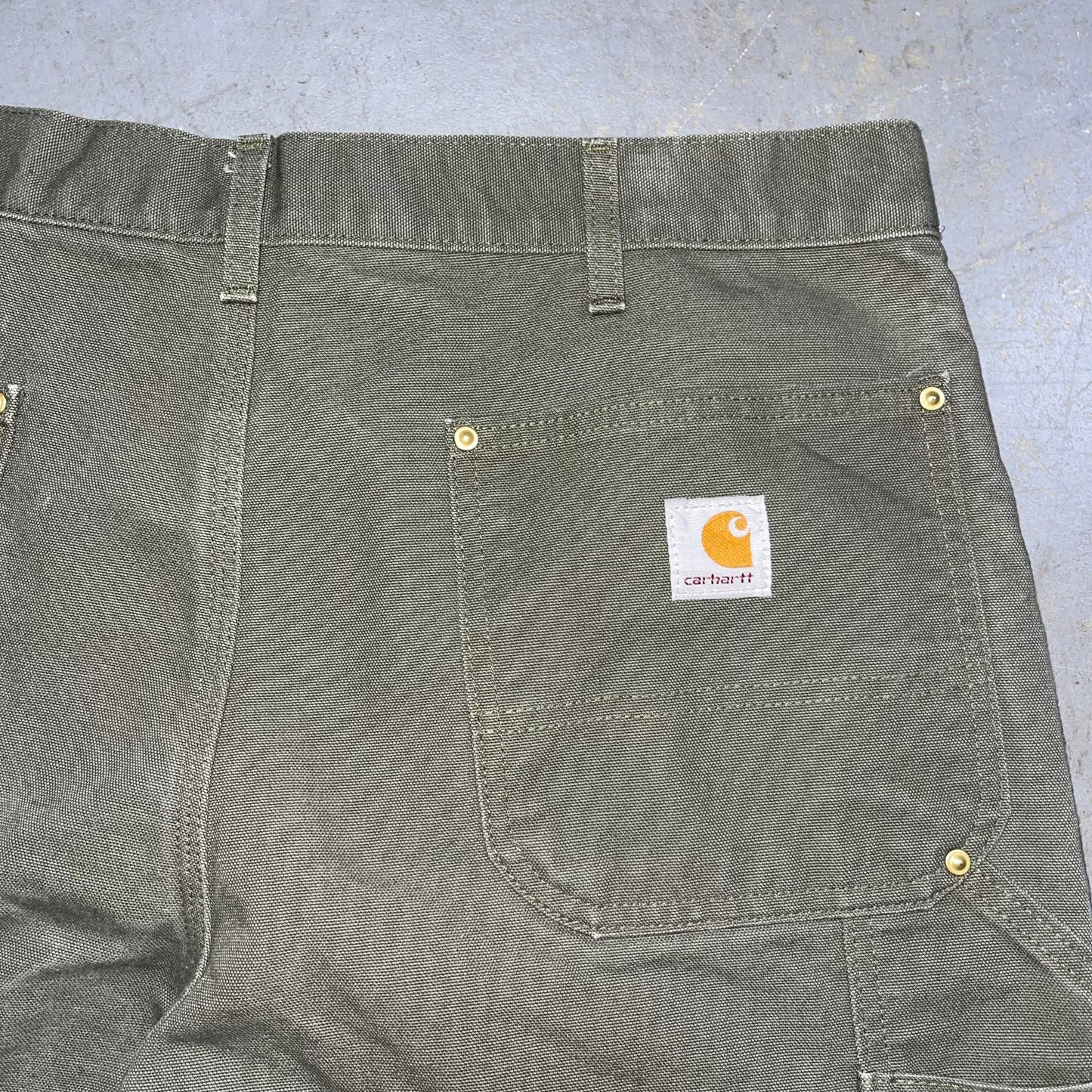Y2K Carhartt Made In USA Double Knee Pants. Size 36x32