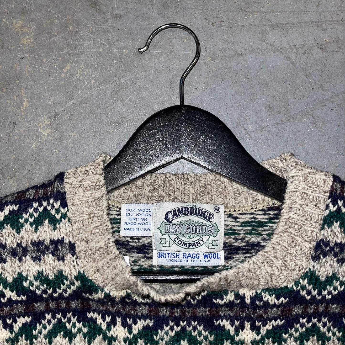 Vintage Cambridge Dry Goods Knit sweater. M