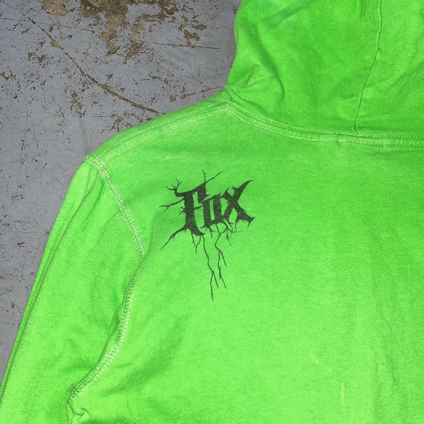 Fox Motocross Longsleeve Hooded Shirt. Size Small