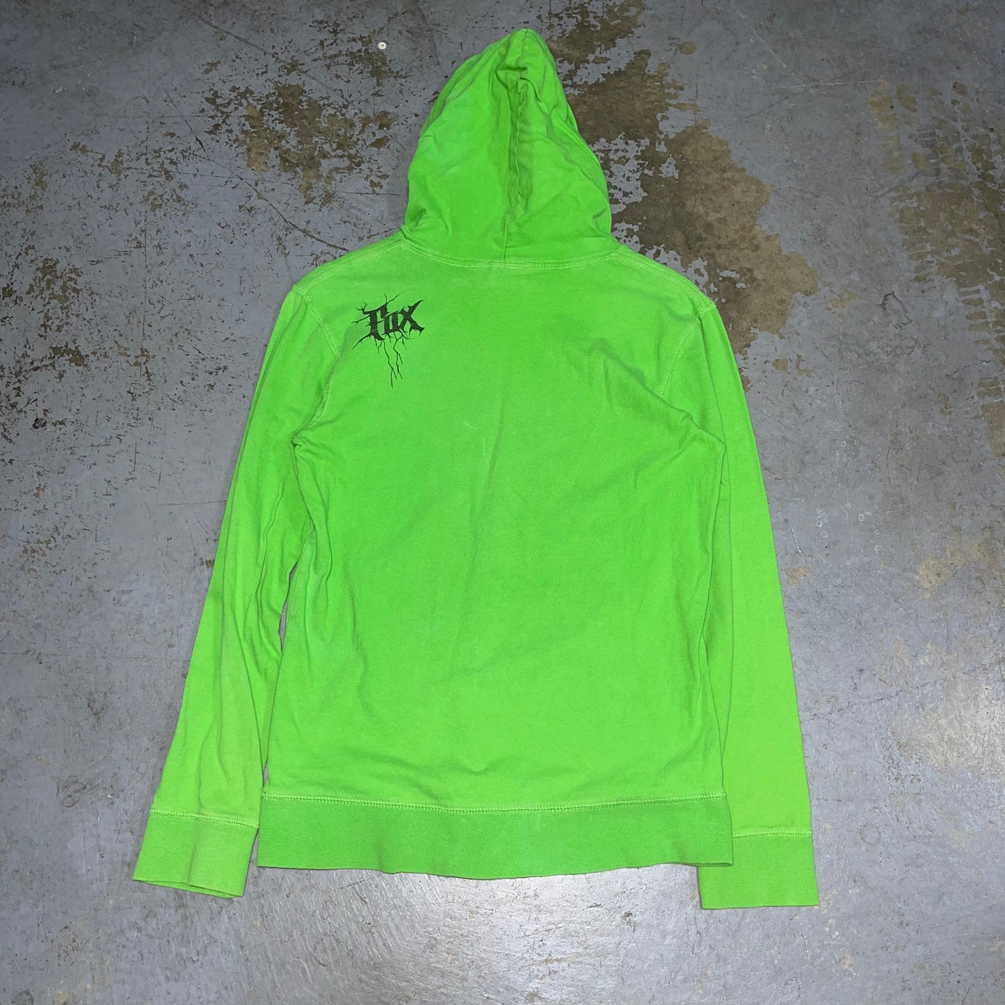 Fox Motocross Longsleeve Hooded Shirt. Size Small