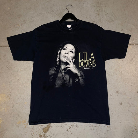 Y2k Lila Downs Mexico Tour T-shirt. Sz L