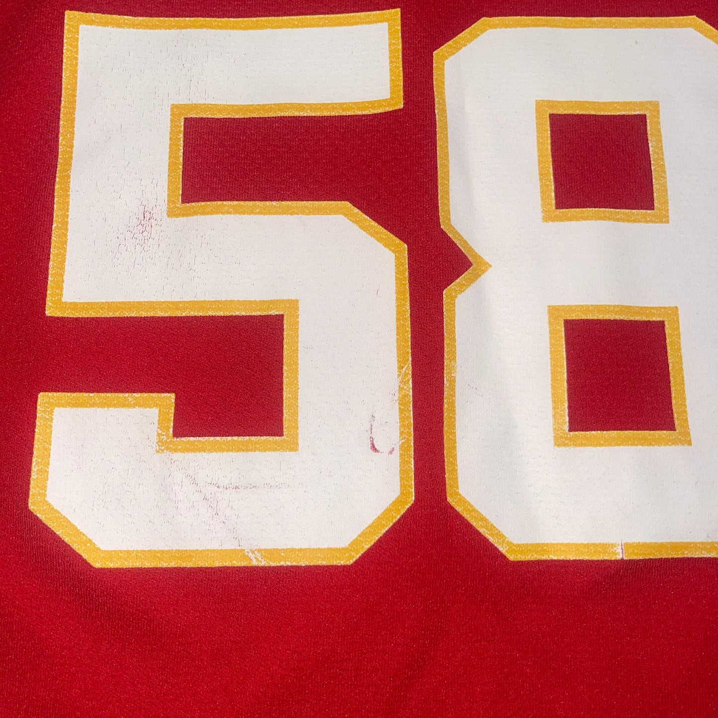 Vintage Kansas City Chiefs Derrick Thomas Jersey. Size Large 14-16