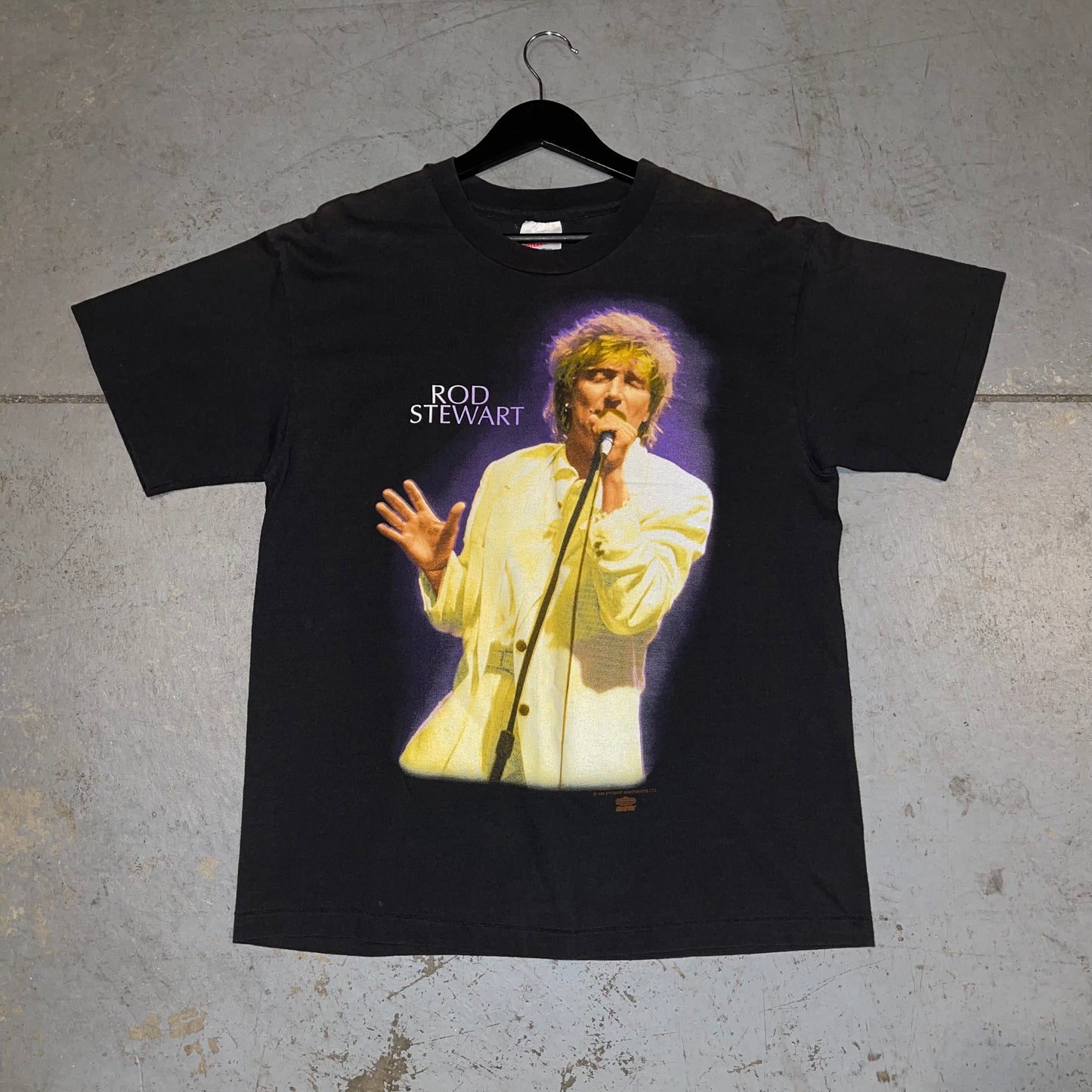 Vintage 1993 Rod Stewart A Night To Remember tour tshirt. Sz L