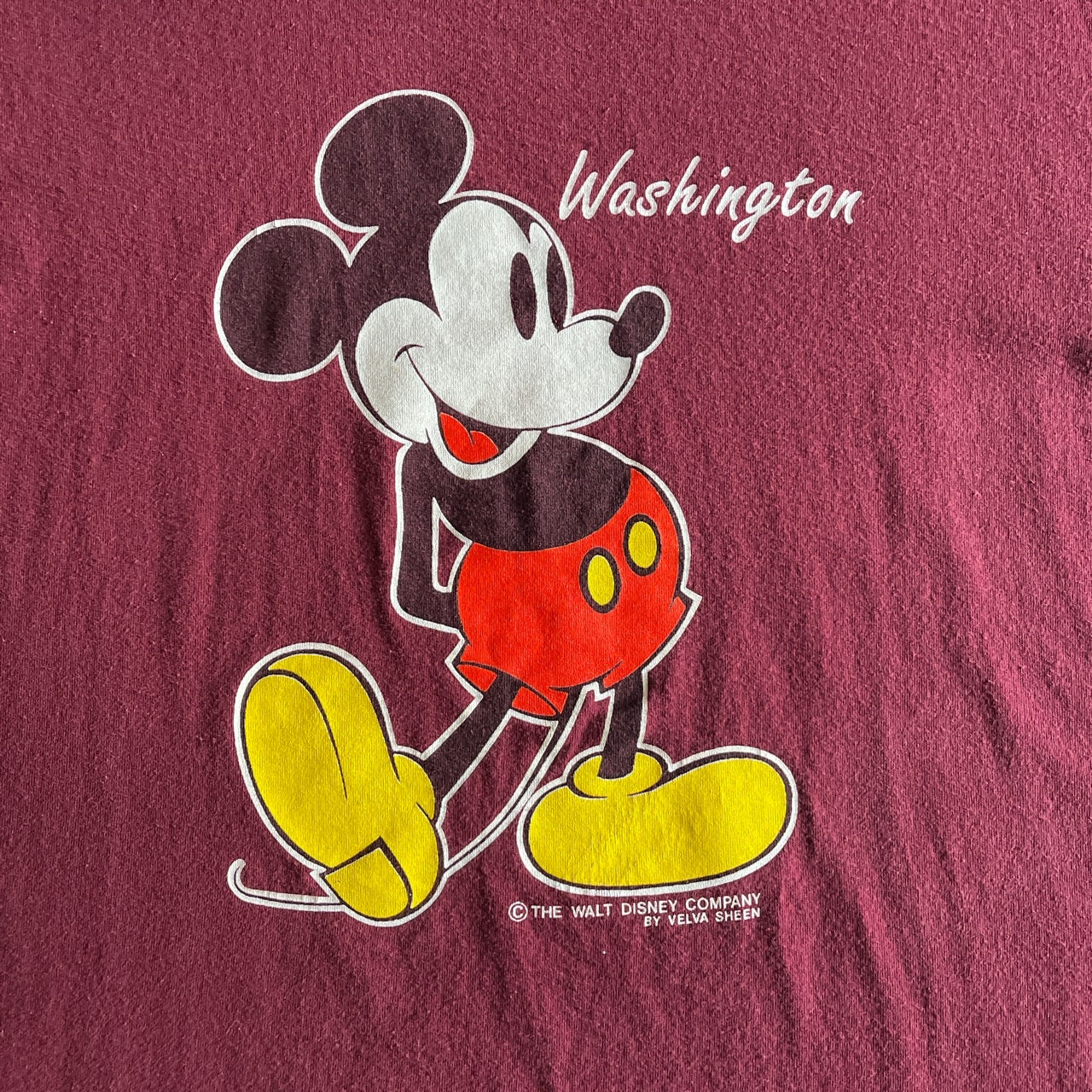 Vtg 90’s Walt Disney Co. Mickey Mouse Washington T-shirt. Sz XL