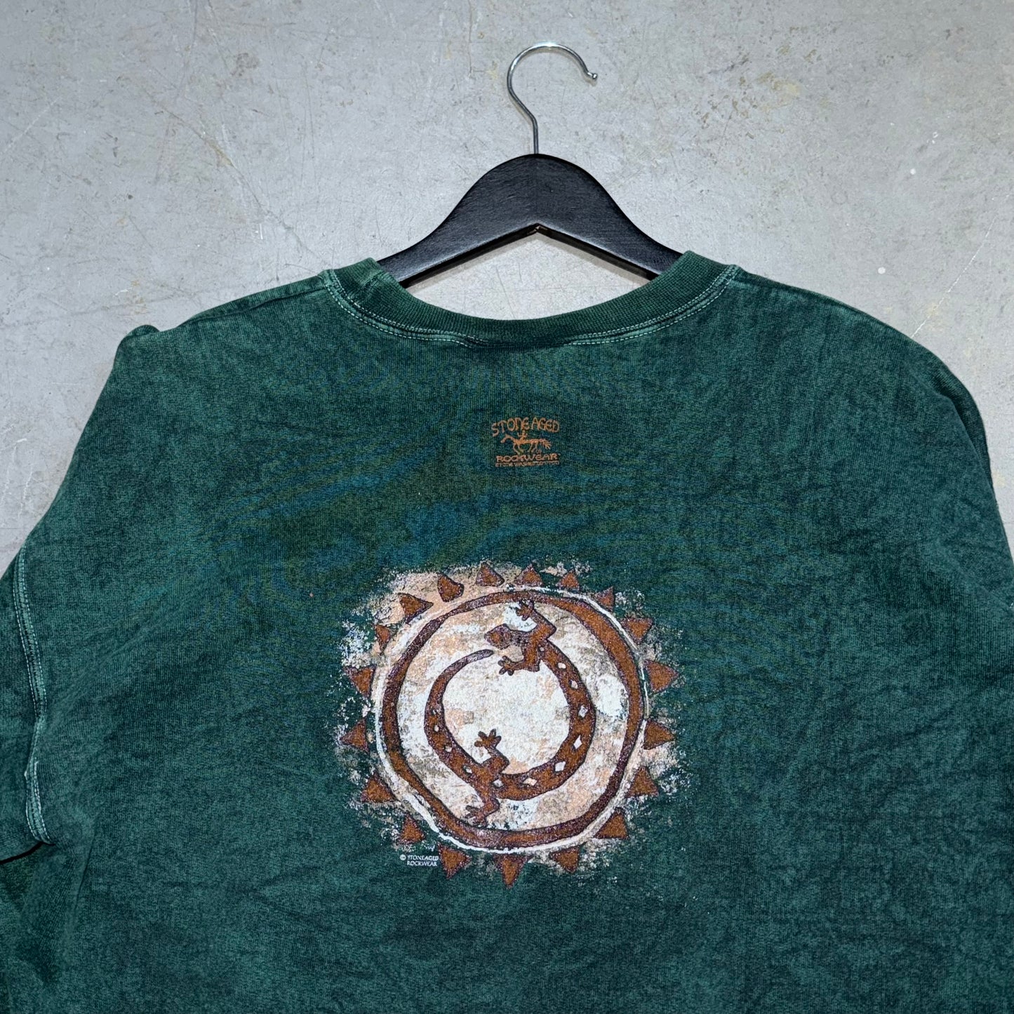 Vintage Stone Aged Rockwear Crewneck. Size M