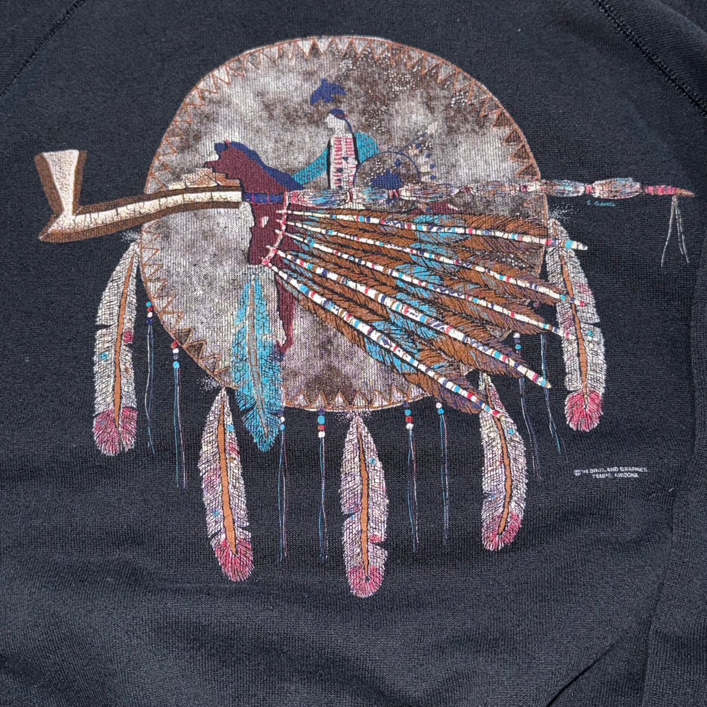 Vintage 80’s Native American Dreamcatcher Crewneck. Size M