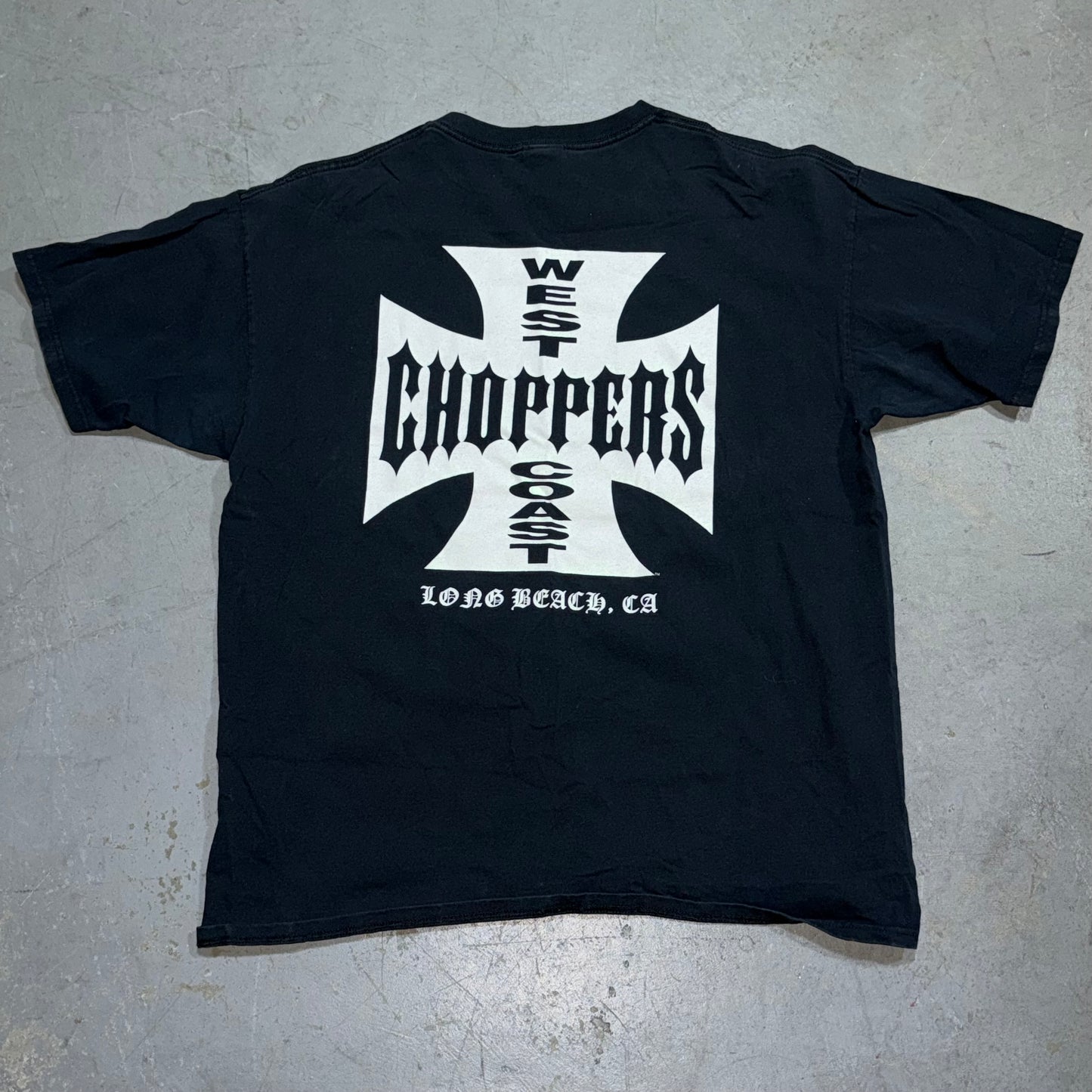 Y2K Grail West Coast Choppers Long Beach, CA T-Shirt. Size 2XL