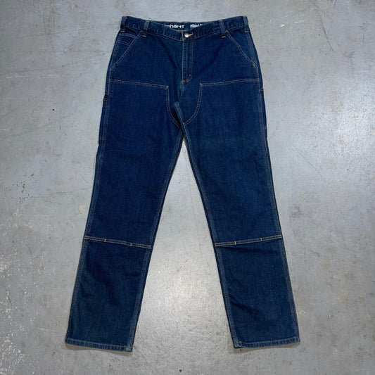 Carhartt Relaxed Fit Double Knee Jeans. Size 38x34